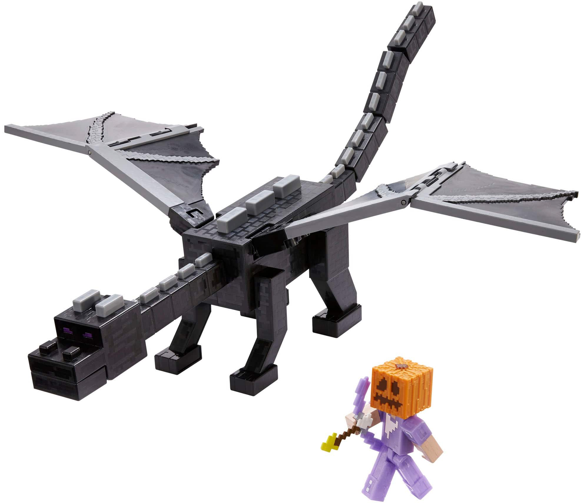 Minecraft Ender Dragon Posing BIG Figure, Approx. 10.2 inches (26 cm),  Movable, Faithfully Reproduced, Big Size, Official Goods