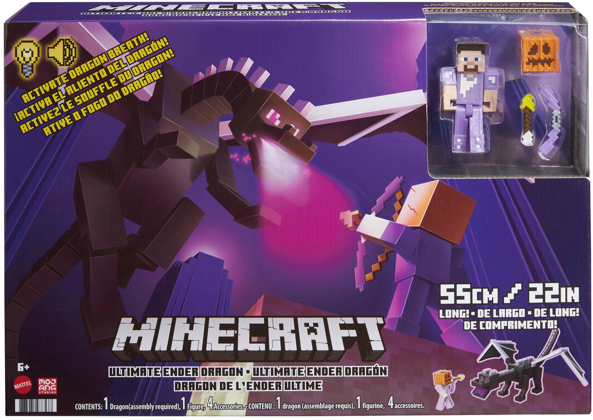 Alt View 18. Minecraft - Ultimate Ender Dragon Figure - Black.