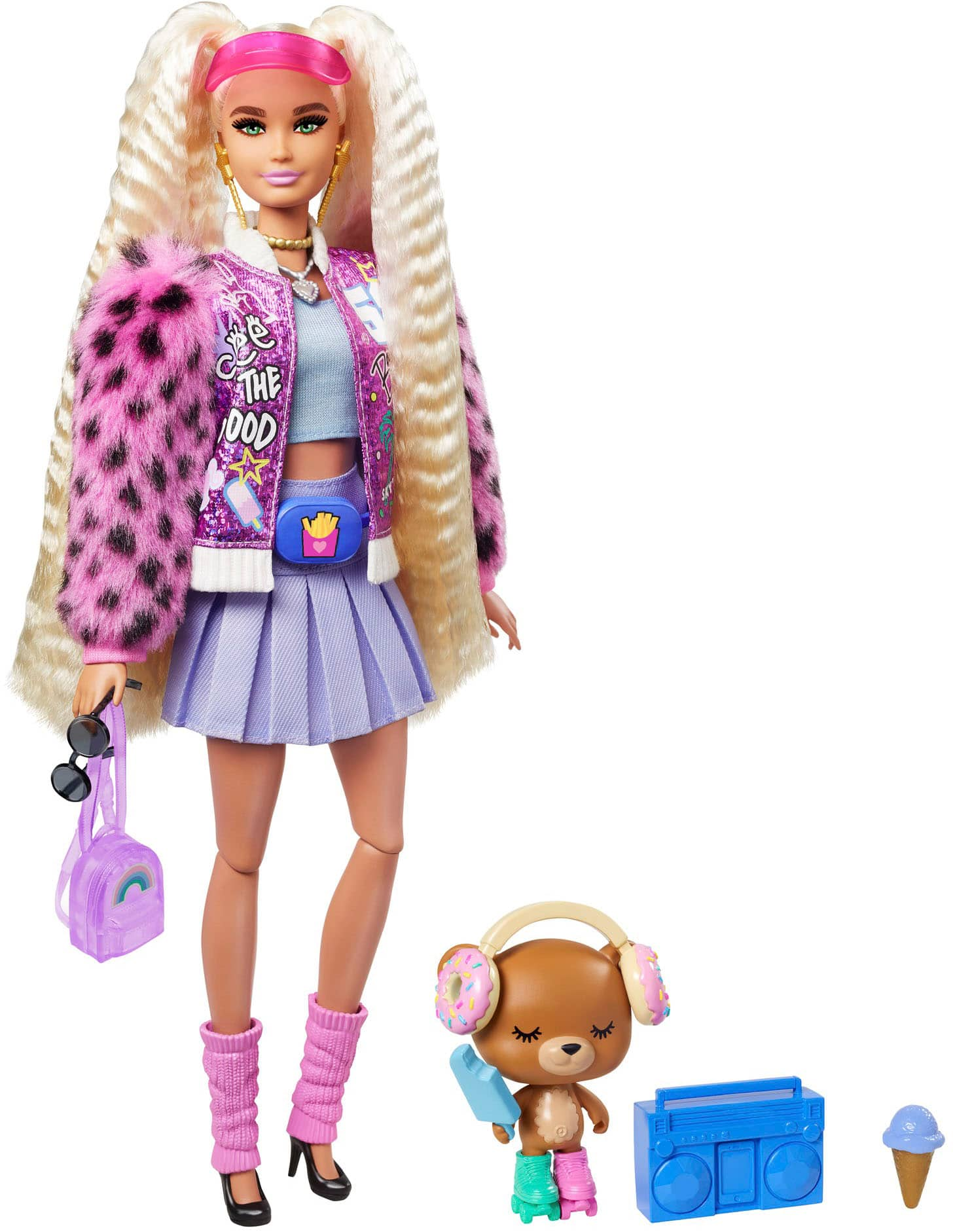 Barbie - Extra Doll Blonde with Pigtails