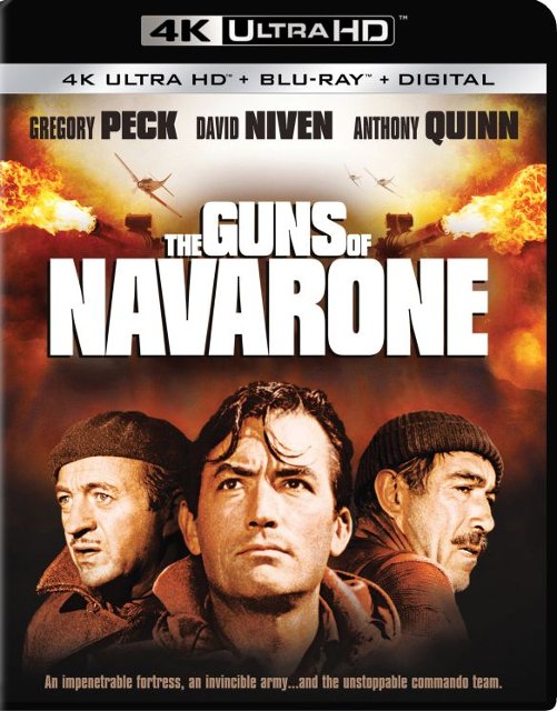 Front Standard. The Guns of Navarone [Includes Digital Copy] [4K Ultra HD Blu-ray/Blu-ray] [1961].