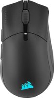 CORSAIR - CHAMPION SERIES SABRE RGB PRO Lightweight Wireless Optical Gaming Mouse with 79g Ultra-lightweight design - Black - Front_Zoom
