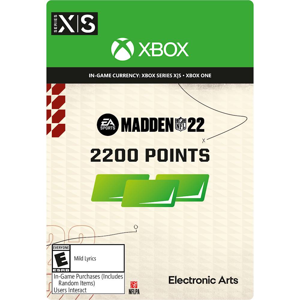 Madden NFL 22 2,200 Points Xbox One, Xbox Series S  - Best Buy