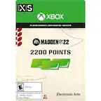 Front. Electronic Arts - Madden NFL 22 2,200 Points.