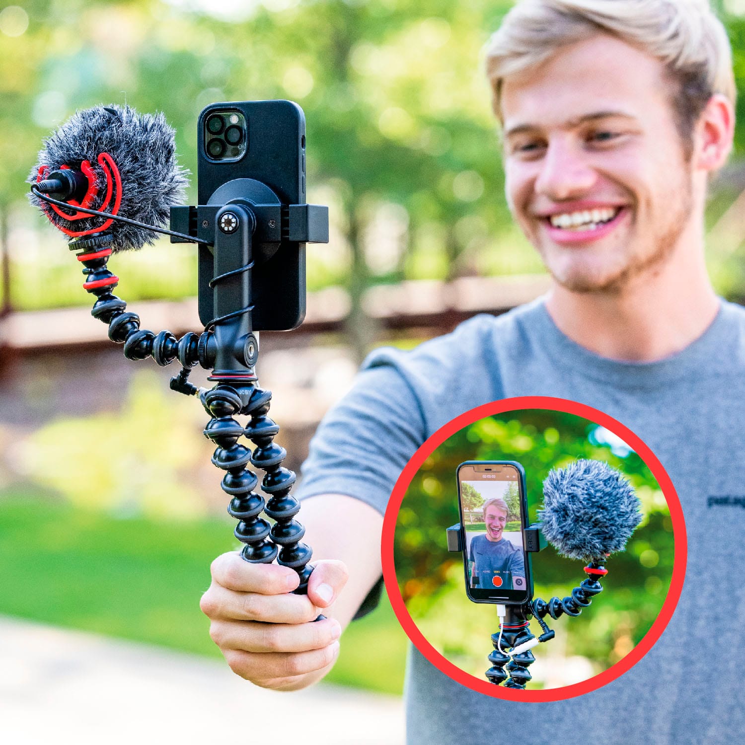 Alt View 31. JOBY - GripTight GorillaPod for MagSafe.