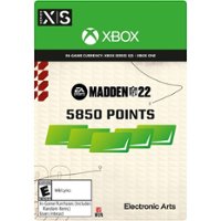Madden NFL 22 5,850 Points - Xbox One, Xbox Series S, Xbox Series X [Digital] - Front_Zoom