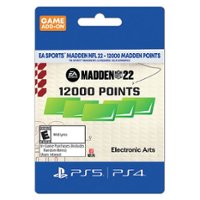 Sony PS5 Madden NFL 22 12000 Points [Digital] - Front_Zoom