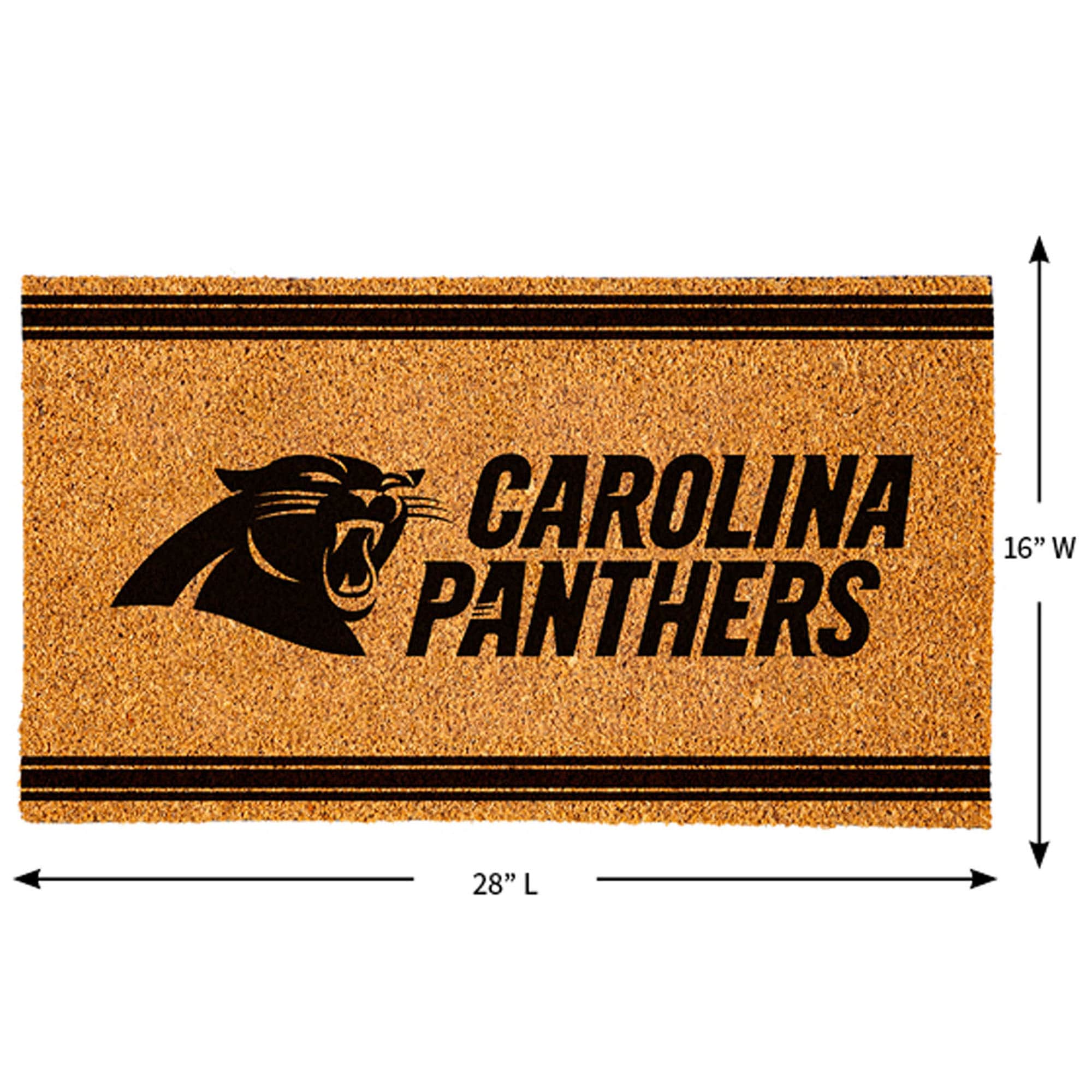 CAROLINA PANTHERS  
16" W x 28" L
