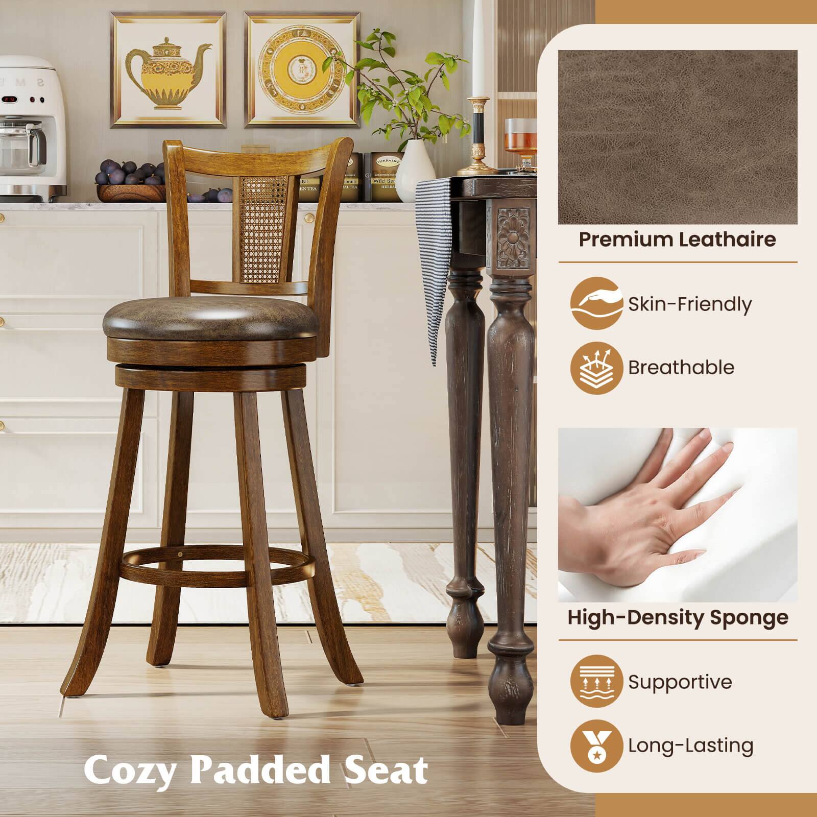 1. SMI M S 1A
2. 1C COEO
3. - aradaar -
4. Premium Leather
5. Skin-Friendly
6. Breathable
7. High-Density Sponge
8. Supportive
9. Cozy Padded Seat
10. Long-Lasting