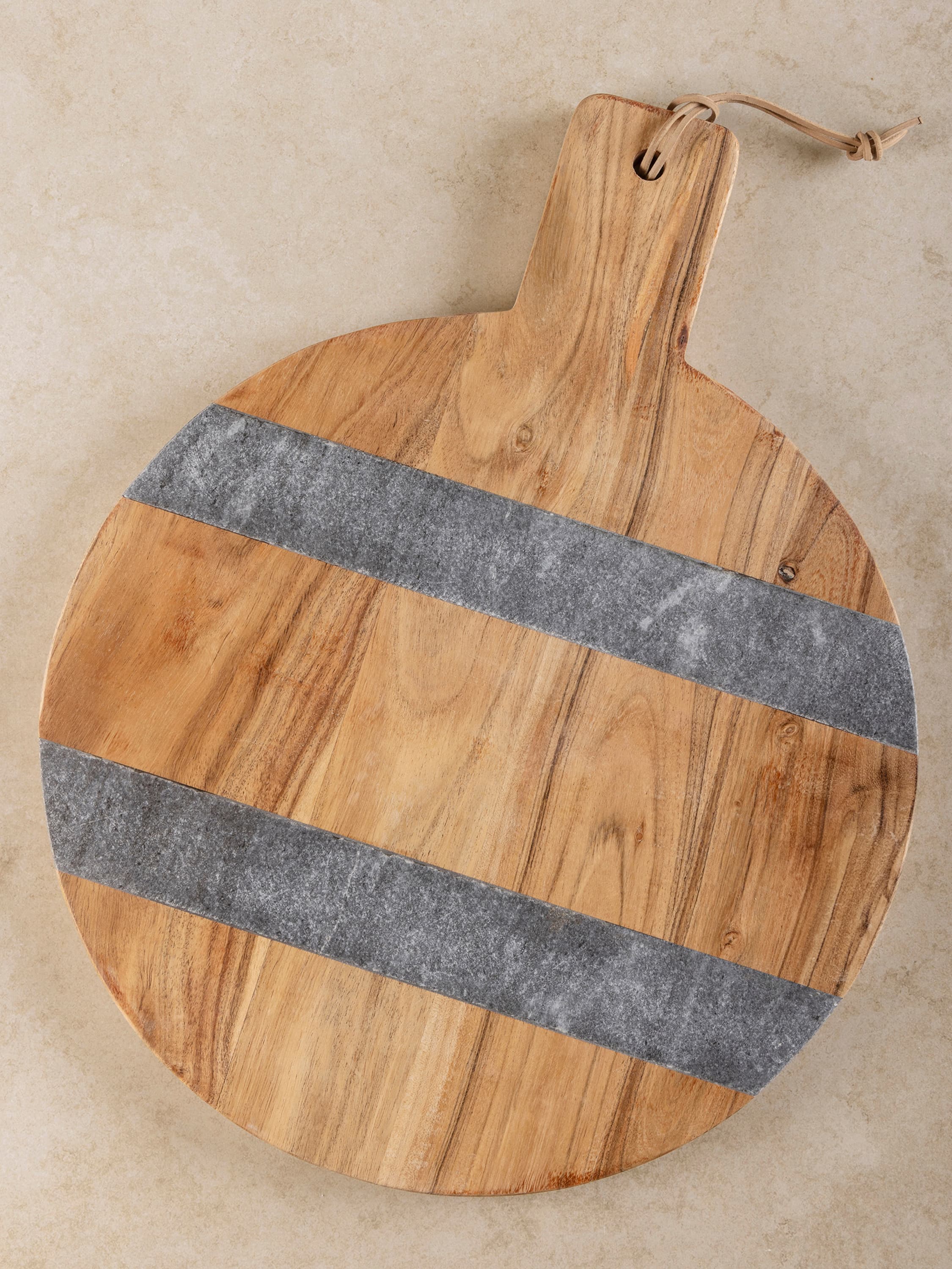 GAURI KOHLI - Mandawa Cutting Board - Brown and gray