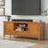 Angle. Simpli Home - Warm Shaker SOLID WOOD 60 inch Wide Transitional TV Media Stand - Light Golden Brown.