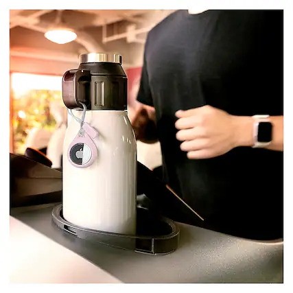 Alt View 11. Case-Mate - Tough Sport Case for Apple AirTag - Blush.