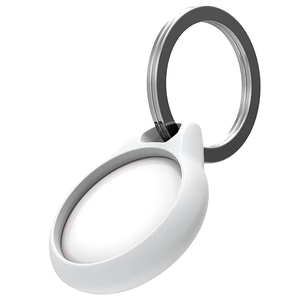 Best Buy Itskins Air Solid Cover Keychain for Apple AirTag White APA1