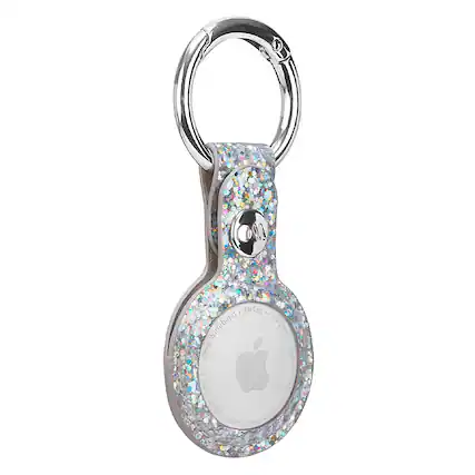 Front. Case-Mate - Keychain Case for Apple AirTag - Sparkle.