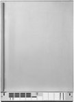 Front. Insignia™ - 5.4 Cu. Ft. Indoor/Outdoor Mini Fridge with ENERGY STAR Certification - Stainless steel.