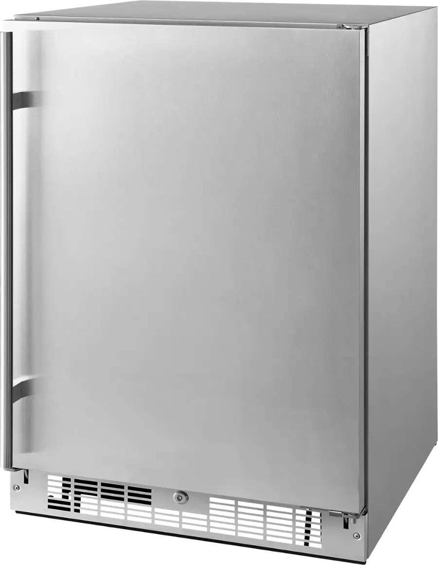 Alt View 11. Insignia™ - 5.4 Cu. Ft. Indoor/Outdoor Mini Fridge with ENERGY STAR Certification - Stainless steel.