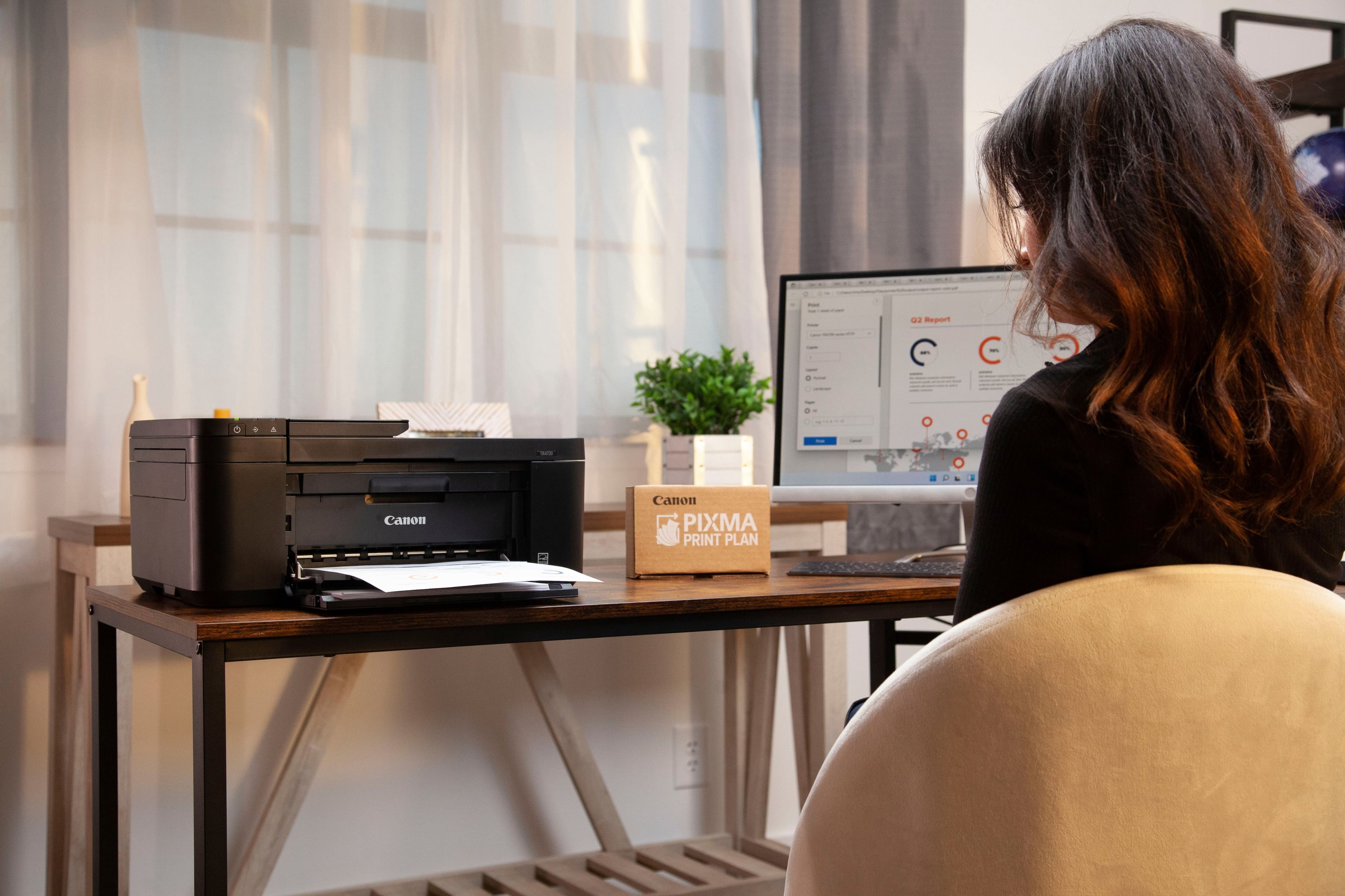 Alt View 16. Canon - PIXMA TR4720 Wireless All-In-One Inkjet Printer - Black.