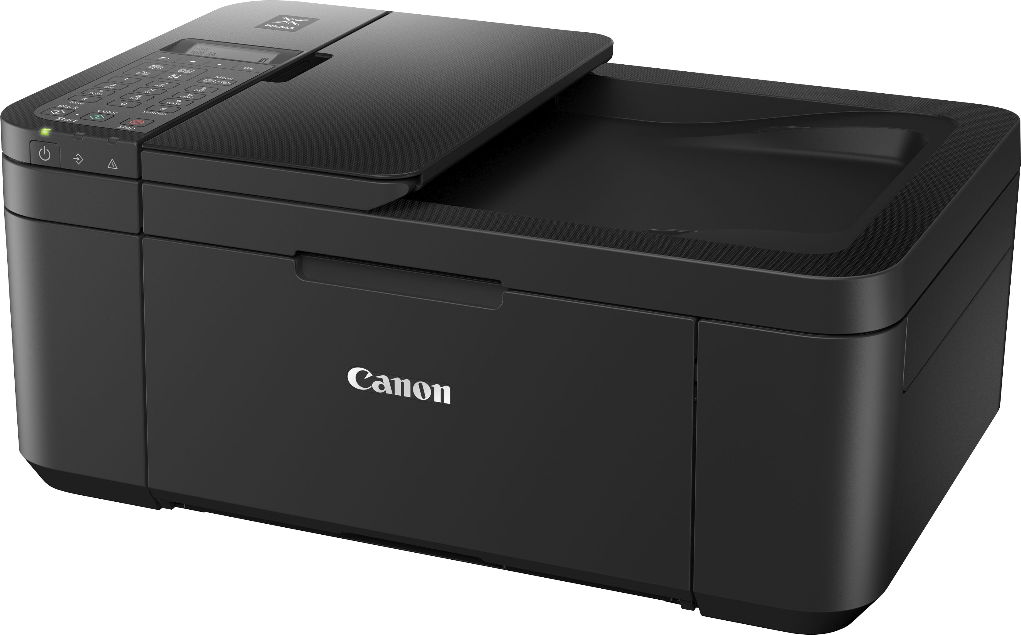 Left View: Canon - PIXMA TR4720 Wireless All-In-One Inkjet Printer - Black