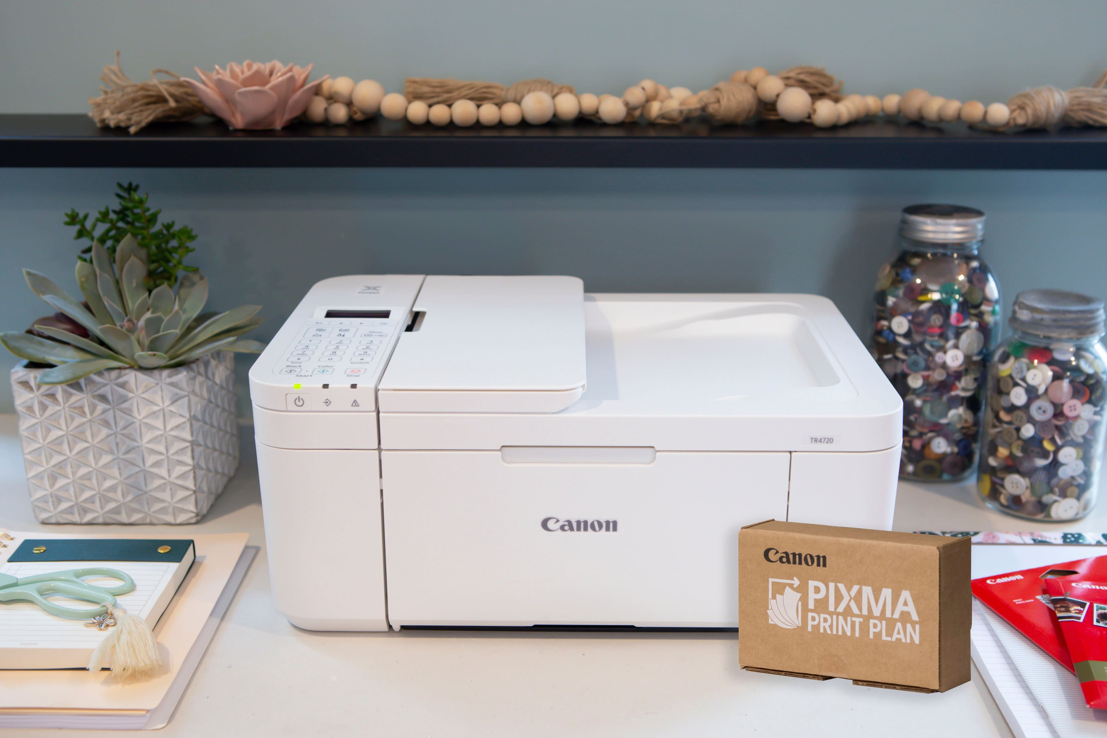 Alt View 16. Canon - PIXMA TR4720 Wireless All-In-One Inkjet Printer - White.