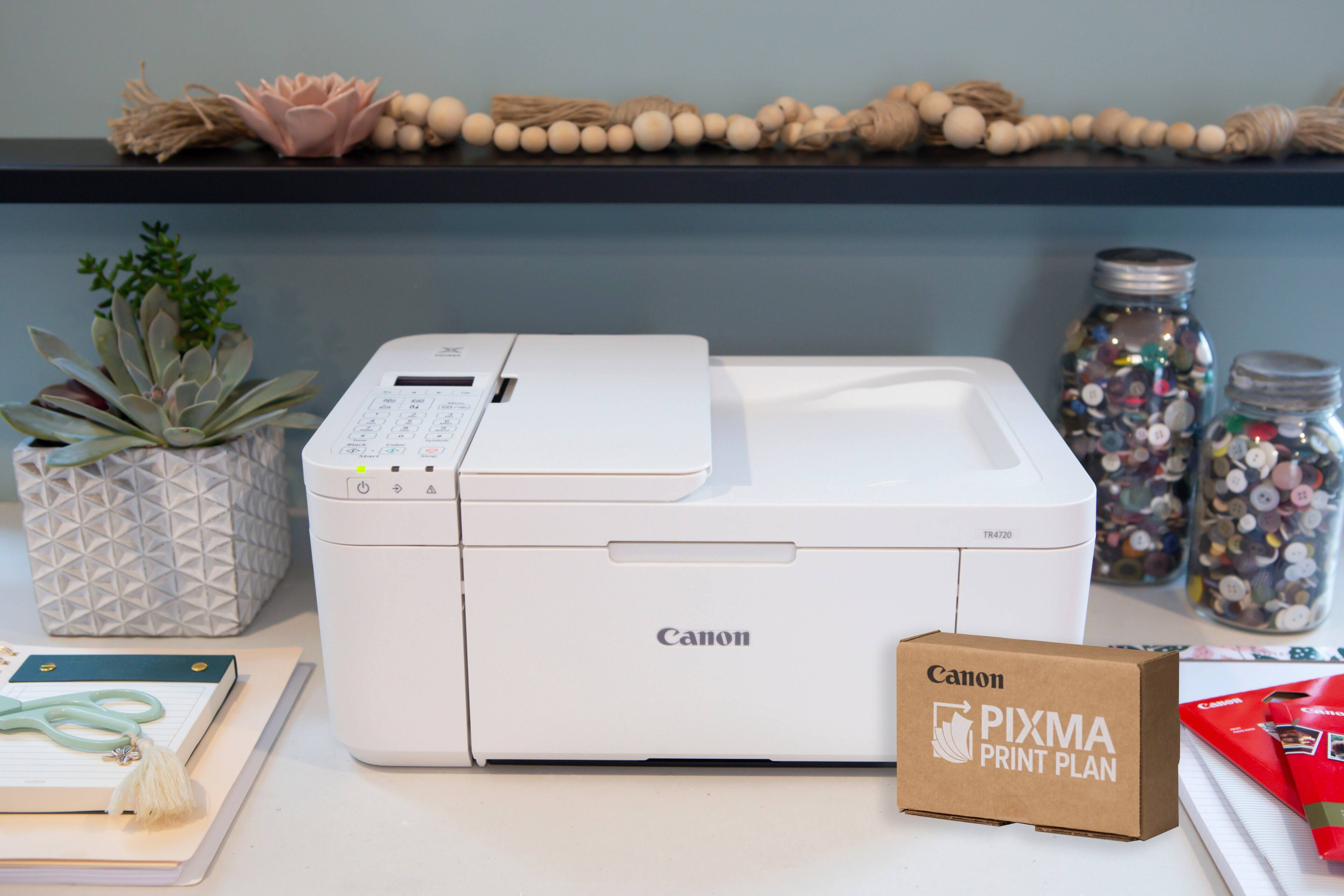Alt View 16. Canon - PIXMA TR4720 Wireless All-In-One Inkjet Printer - White.