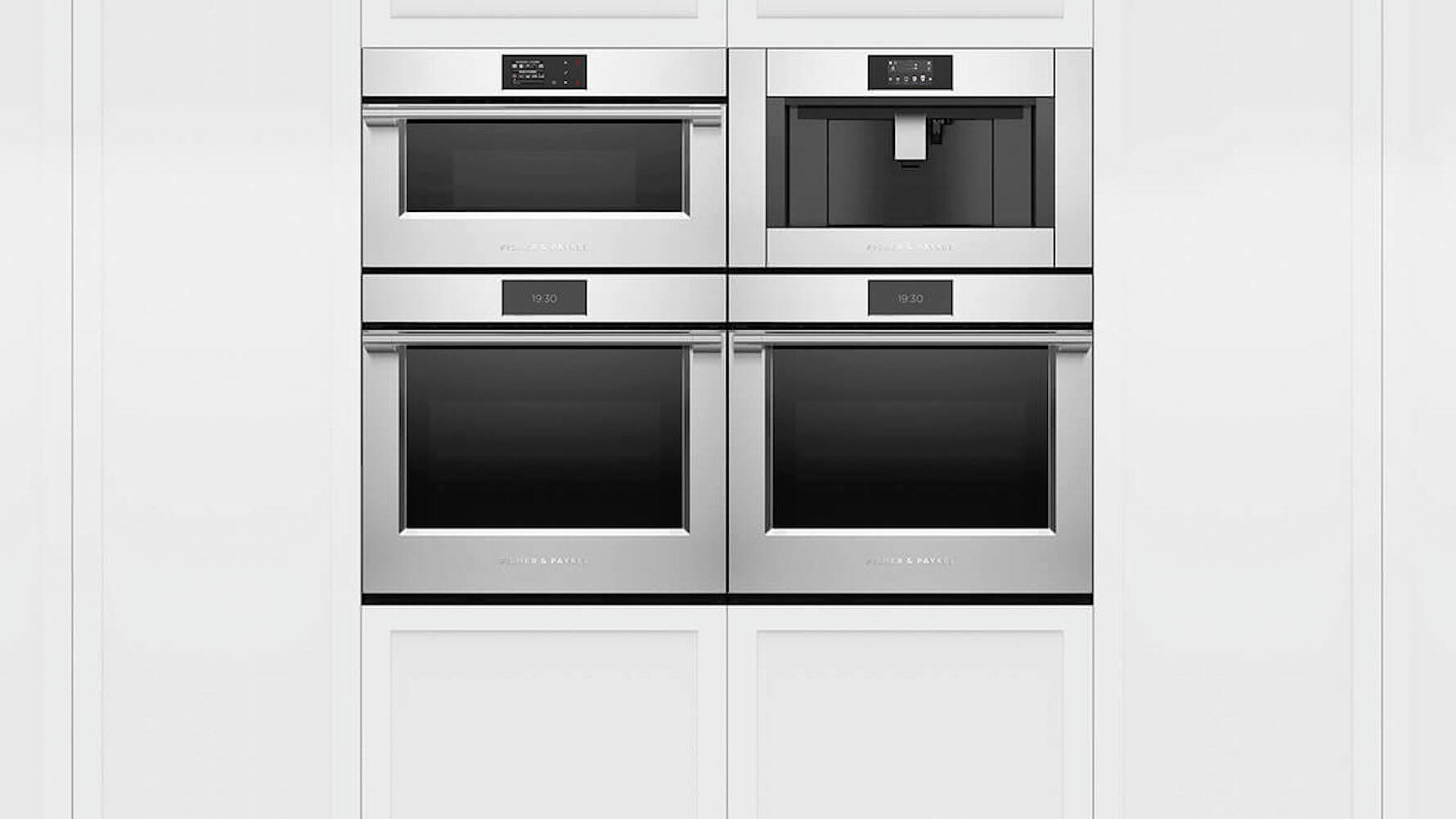 Fisher & Paykel - 30" Built-in Electric Convection Steam Oven - Stainless Steel