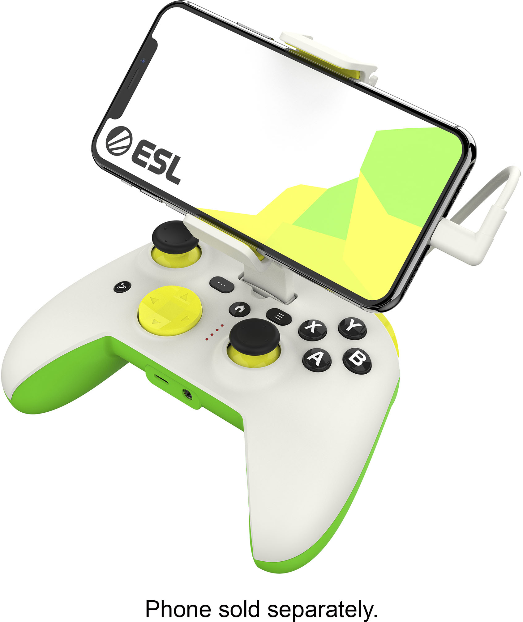 RiotPWR - RP1950ESL Controller  for Apple iOS7 or later devices - Yellow/Green