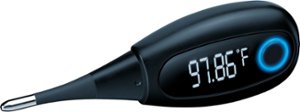 Beurer - Basal Pregnancy Planning Bluetooth Thermometer - Black - Front_Zoom