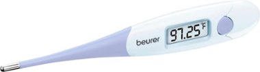 Beurer - Basal Pregnancy Planning Thermometer - White/Purple - Front_Zoom