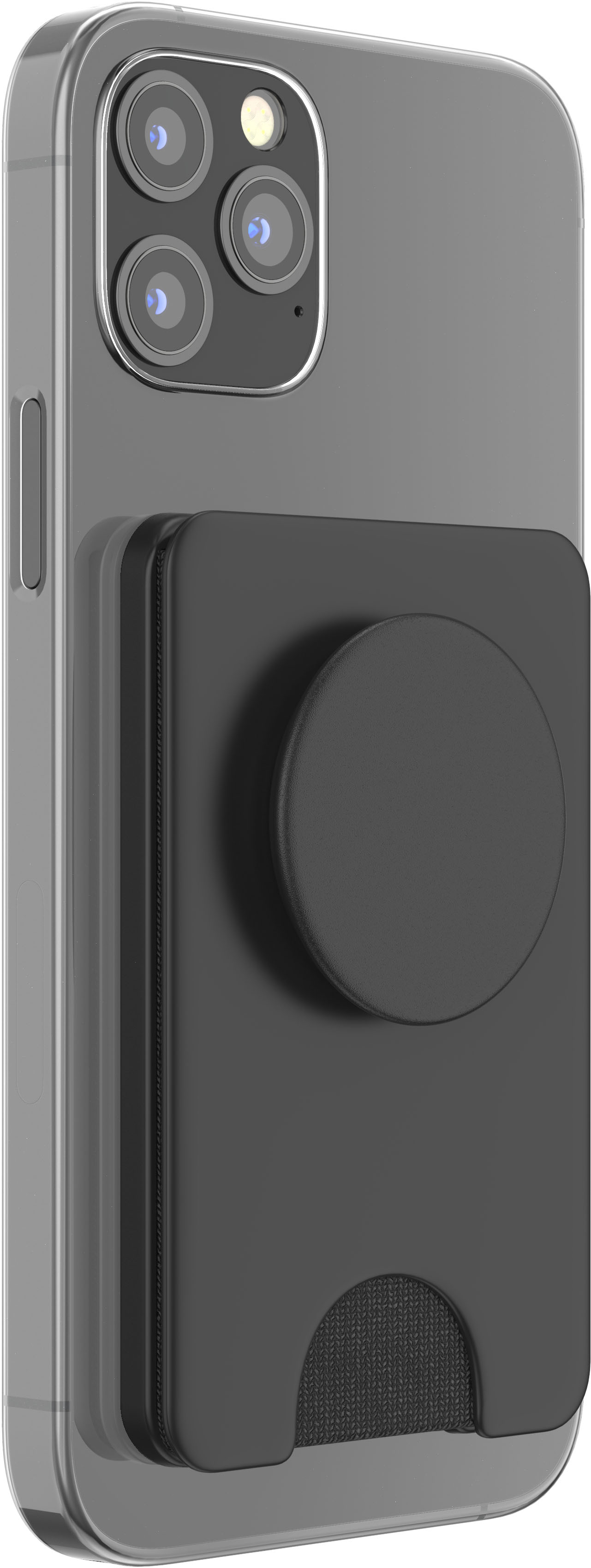 PopSockets MagSafe PopWallet+ Cell Phone Wallet & Grip, with Adapter Ring  Black 806922 - Best Buy
