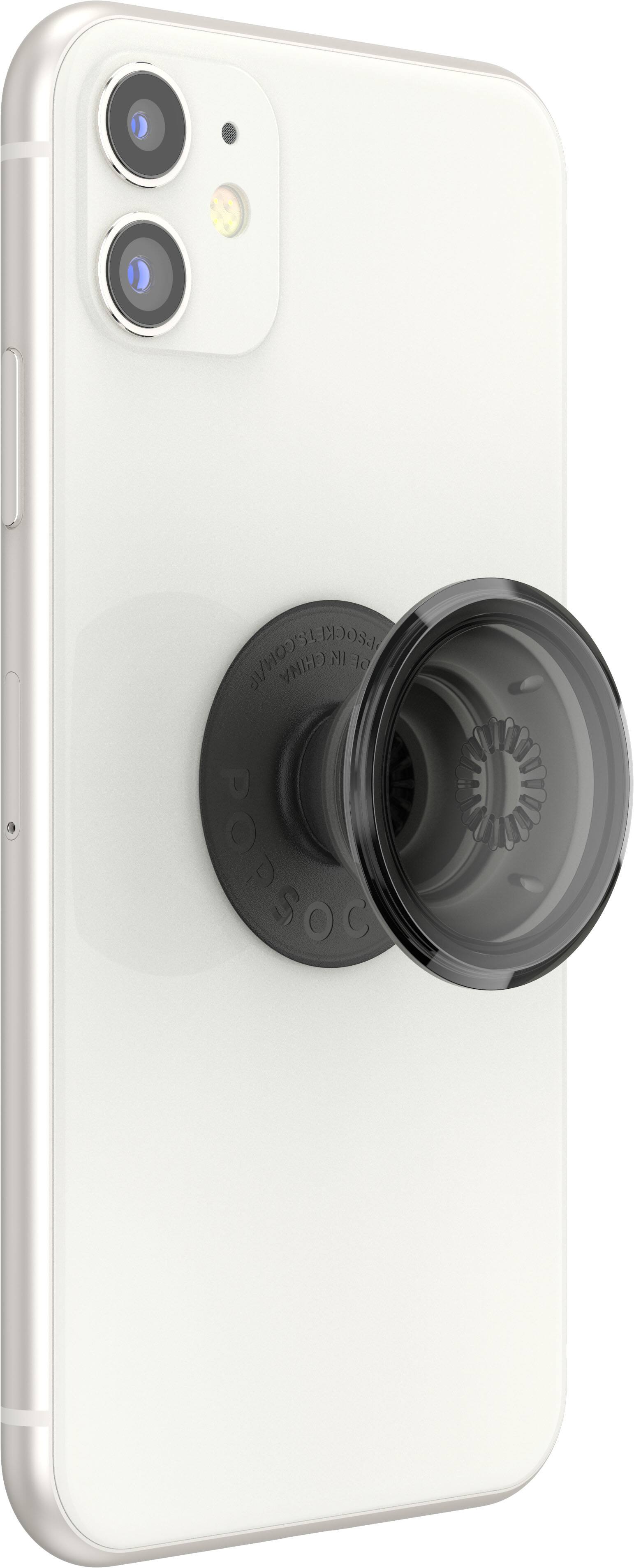 Alt View 13. PopSockets - PopGrip Cell Phone Grip & Stand - Translucent Black.