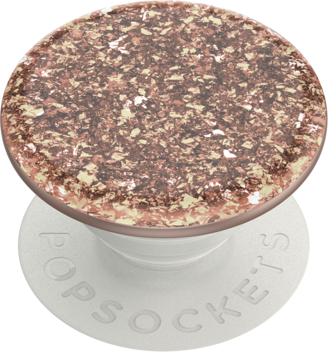 PopSockets PopGrip Premium Cell Grip and Stand Foil Confetti Rose Gold 803946 - Best Buy