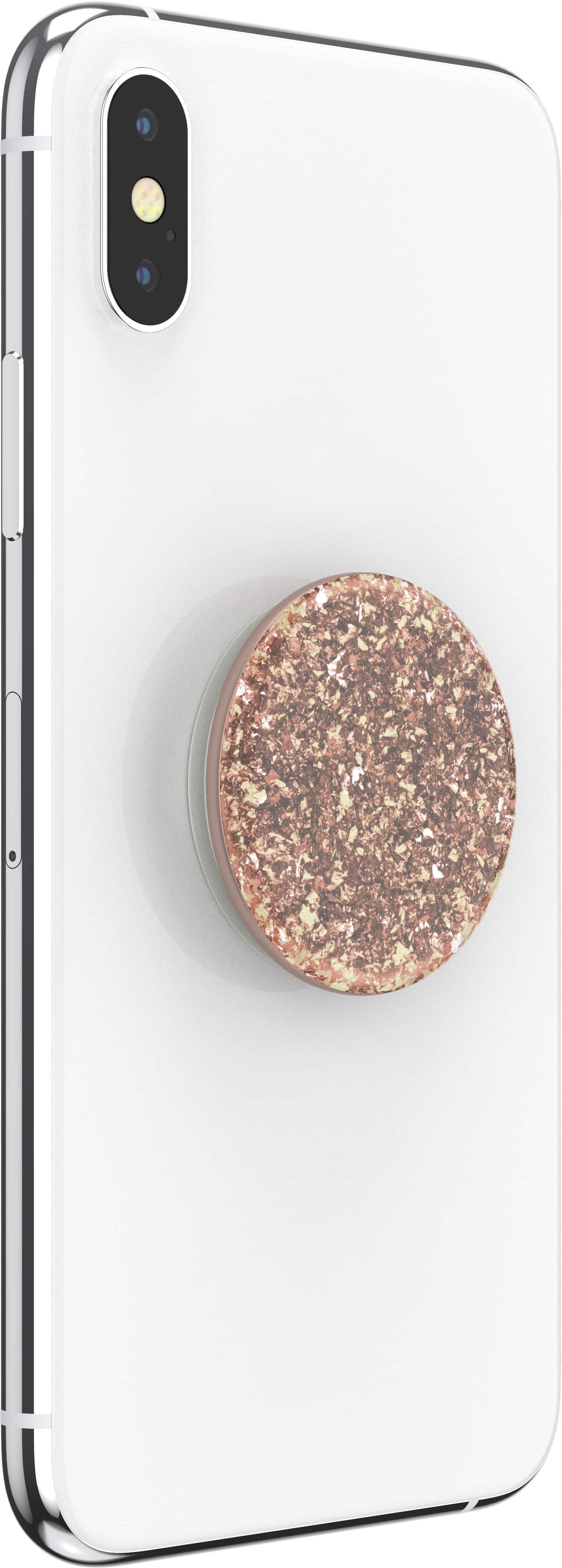Alt View 14. PopSockets - PopGrip Premium Cell Phone Grip & Stand - Foil Confetti Rose Gold.