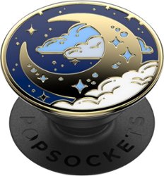 PopSockets - PopGrip Premium Cell Phone Grip and Stand - Enamel Fly Me To The Moon - Front_Zoom