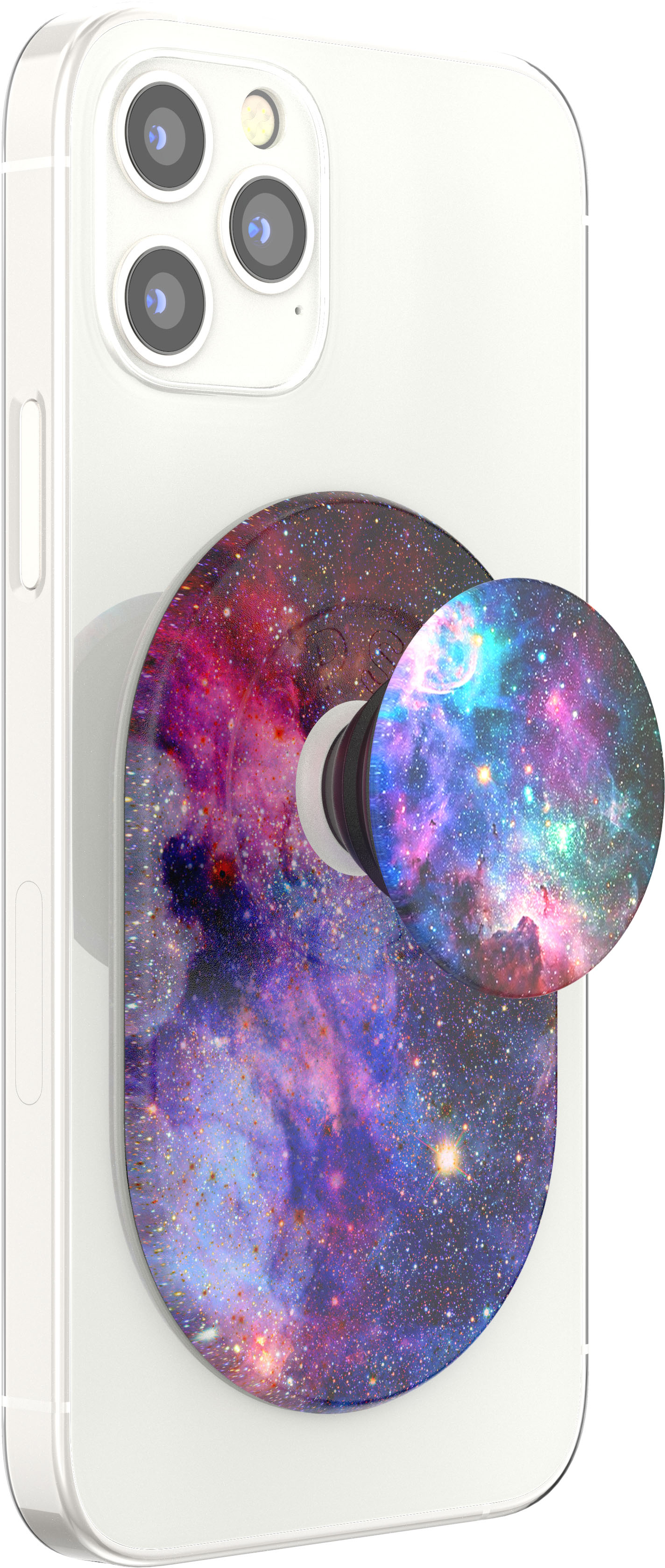 Angle View: PopSockets - PopGrip for MagSafe Devices - Blue Nebula
