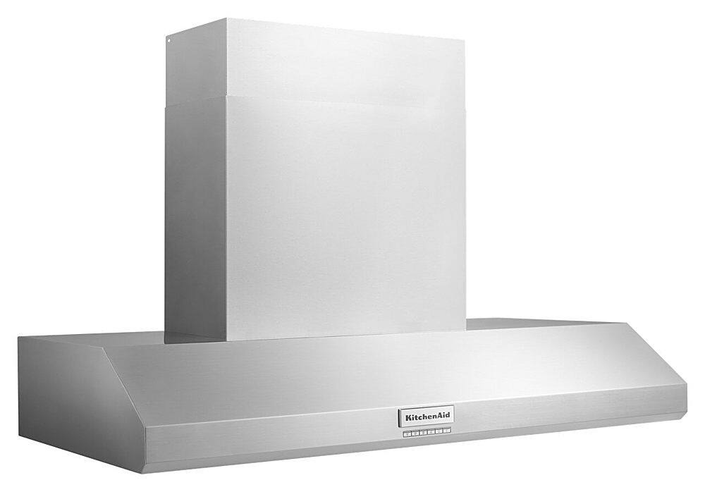 Alt View 11. KitchenAid - 48'' 585 or 1170 CFM Motor Class Commercial-Style Wall-Mount Canopy Range Hood - Stainless steel.