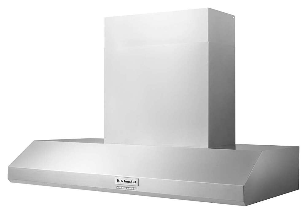 Alt View 12. KitchenAid - 48'' 585 or 1170 CFM Motor Class Commercial-Style Wall-Mount Canopy Range Hood - Stainless steel.
