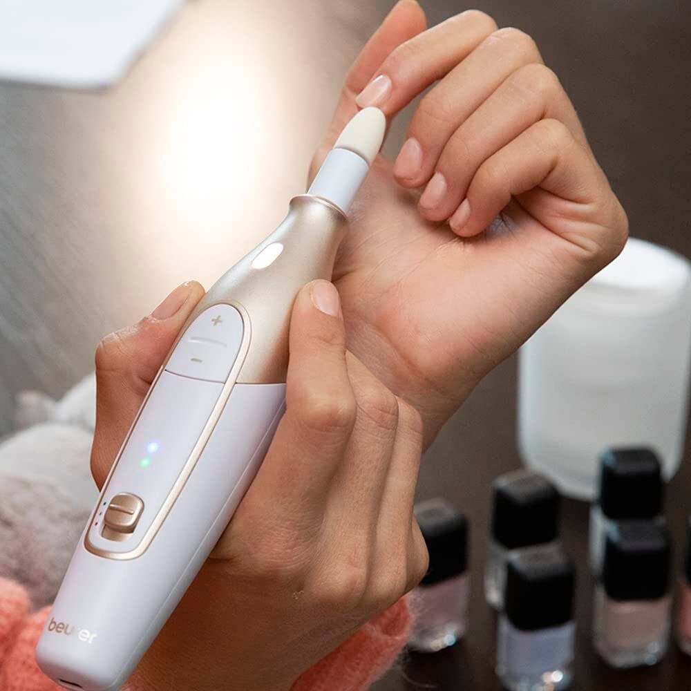 Alt View 13. Beurer - Electric Manicure/Pedicure Set - White & Gold.