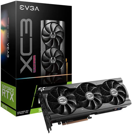 EVGA NVIDIA GeForce RTX 3070 8GB XC3 ULTRA GAMING  EVGA NVIDIA GeForce RTX 3070 8GB XC3 ULTRA GAMING