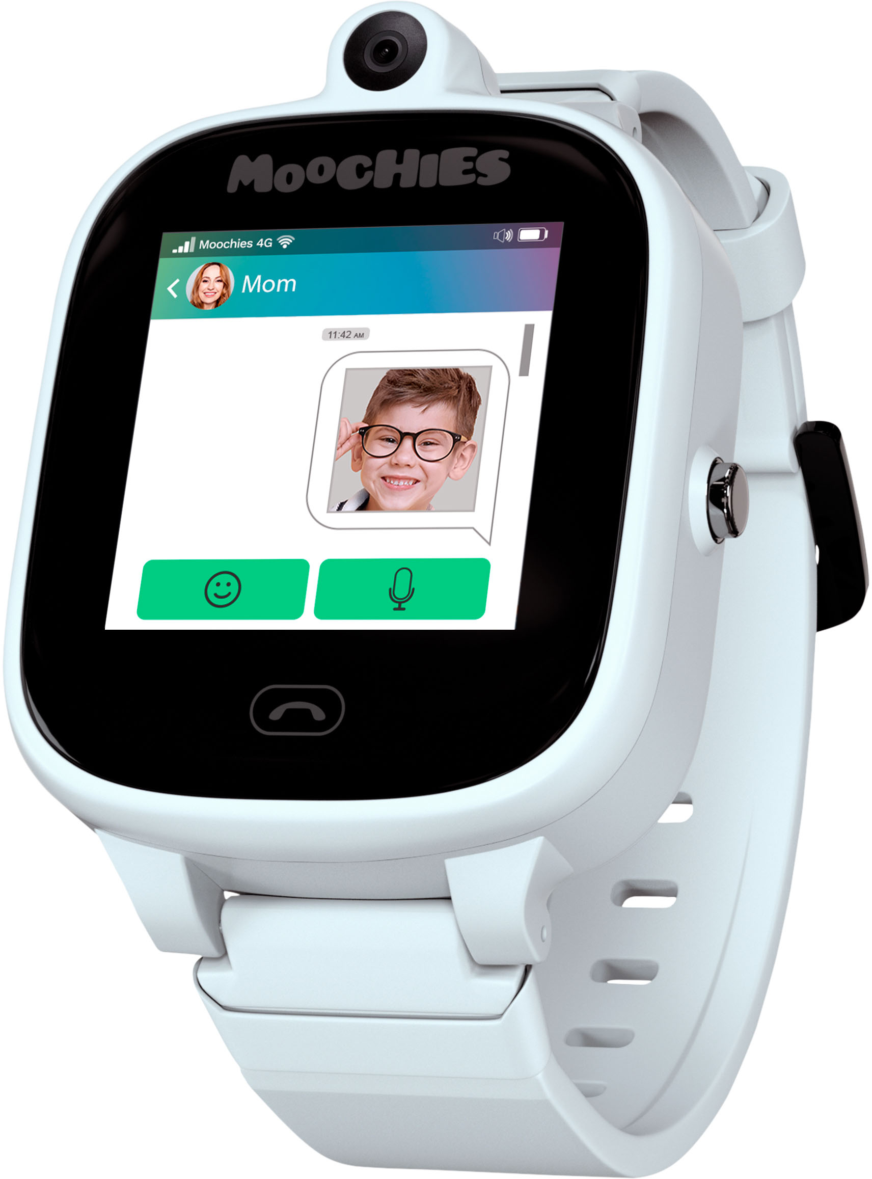 Moochies Smartwatch Phone for Kids 4G - White