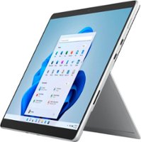 Microsoft - Surface Pro 8 – 13” Touch Screen – Intel Evo Platform Core i7 – 32GB Memory – 1TB SSD – Device Only (Latest Model) - Platinum - Front_Zoom