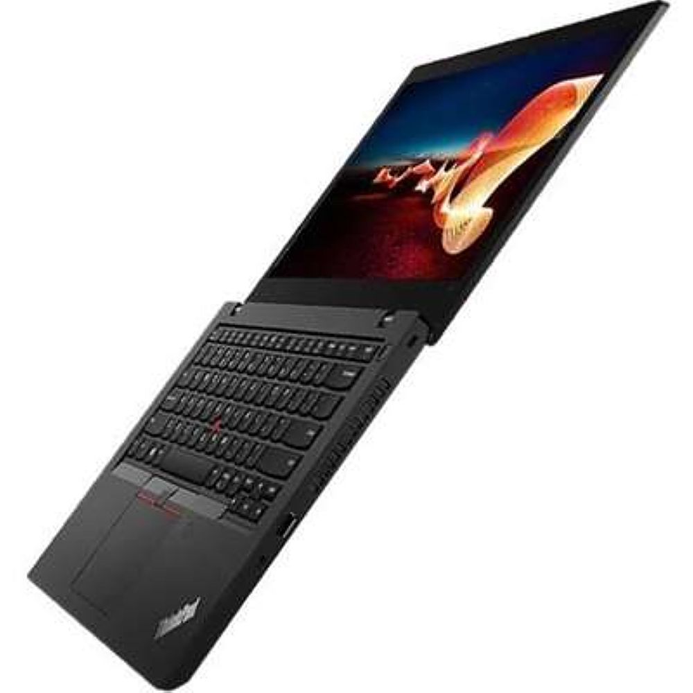 Angle View: Lenovo - ThinkPad L14 Gen 2 14" Touch-Screen Laptop - AMD Ryzen 5 PRO 5650U - 8GB Memory - 256GB SSD - Black
