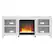 Front. Camden&Wells - Foster Crystal Fireplace TV Stand for TVs Up to 65" - White.