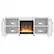 Alt View Zoom 14. Camden&Wells - Foster Crystal Fireplace TV Stand for TVs Up to 65" - White.