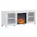 Angle Zoom. Camden&Wells - Foster Log Fireplace TV Stand for TVs Up to 65" - White.