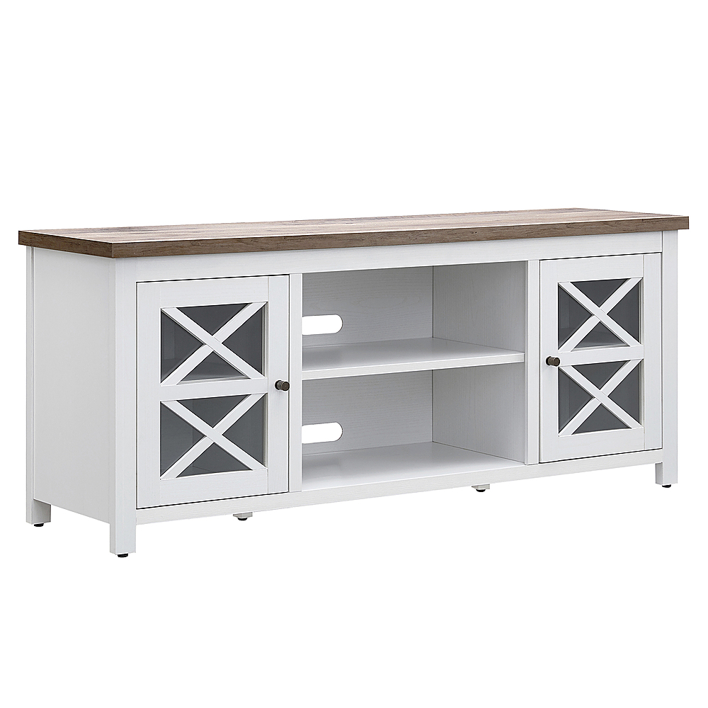 Angle View: Camden&Wells - Colton TV Stand for TVs Up to 65" - White/Gray Oak