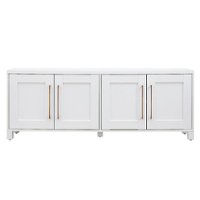 Camden&Wells - Chabot TV Stand for TVs up to 75" - White - Front_Zoom
