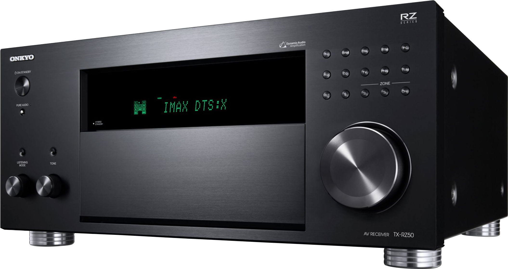 Angle View: Yamaha - AVENTAGE RX-A8A 150W 11.2-Channel AV Receiver with 8K HDMI and MusicCast - Black