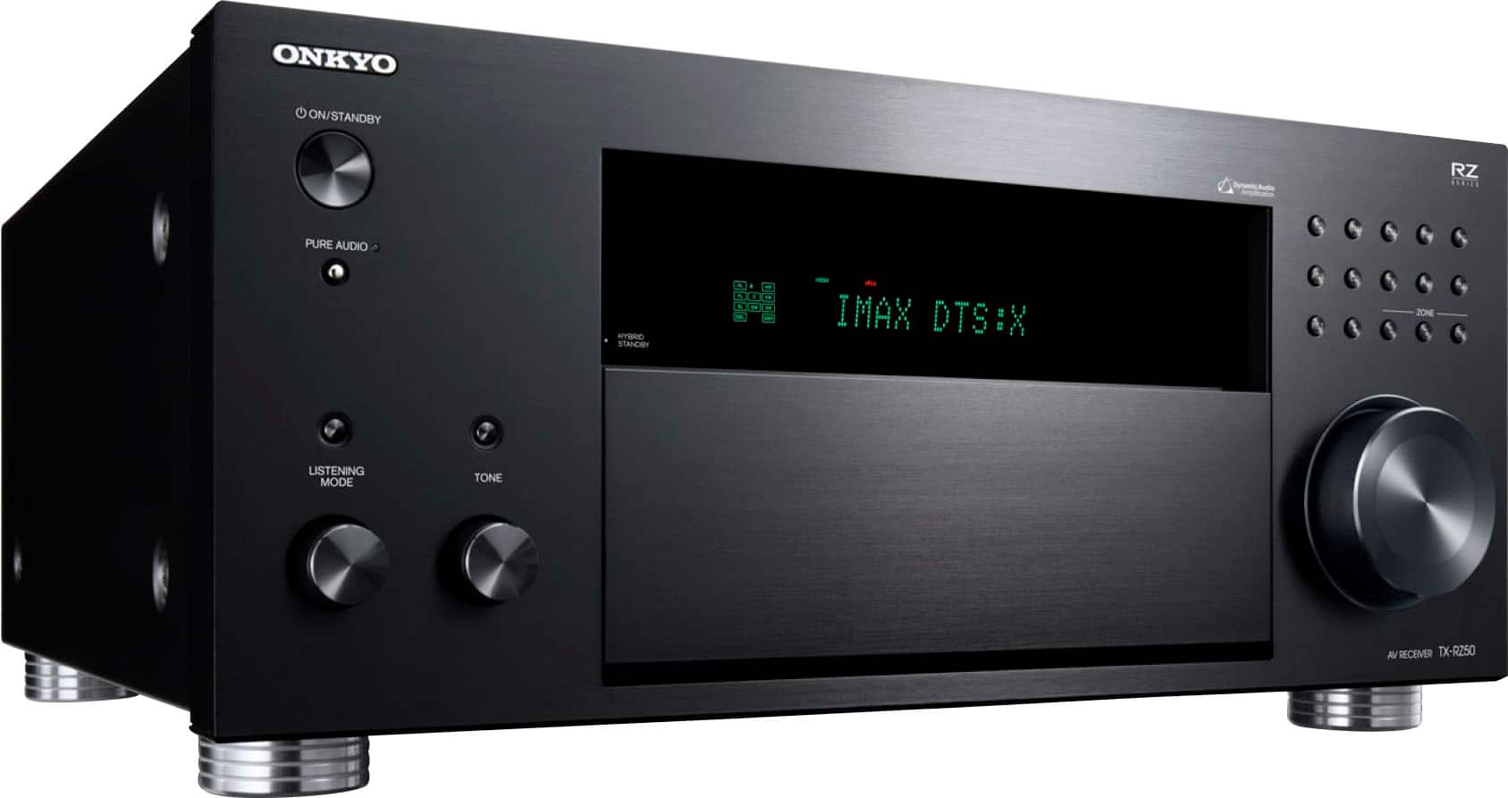Left. Onkyo - TX-RZ50 9.2 Channel Network A/V Receiver - Black.