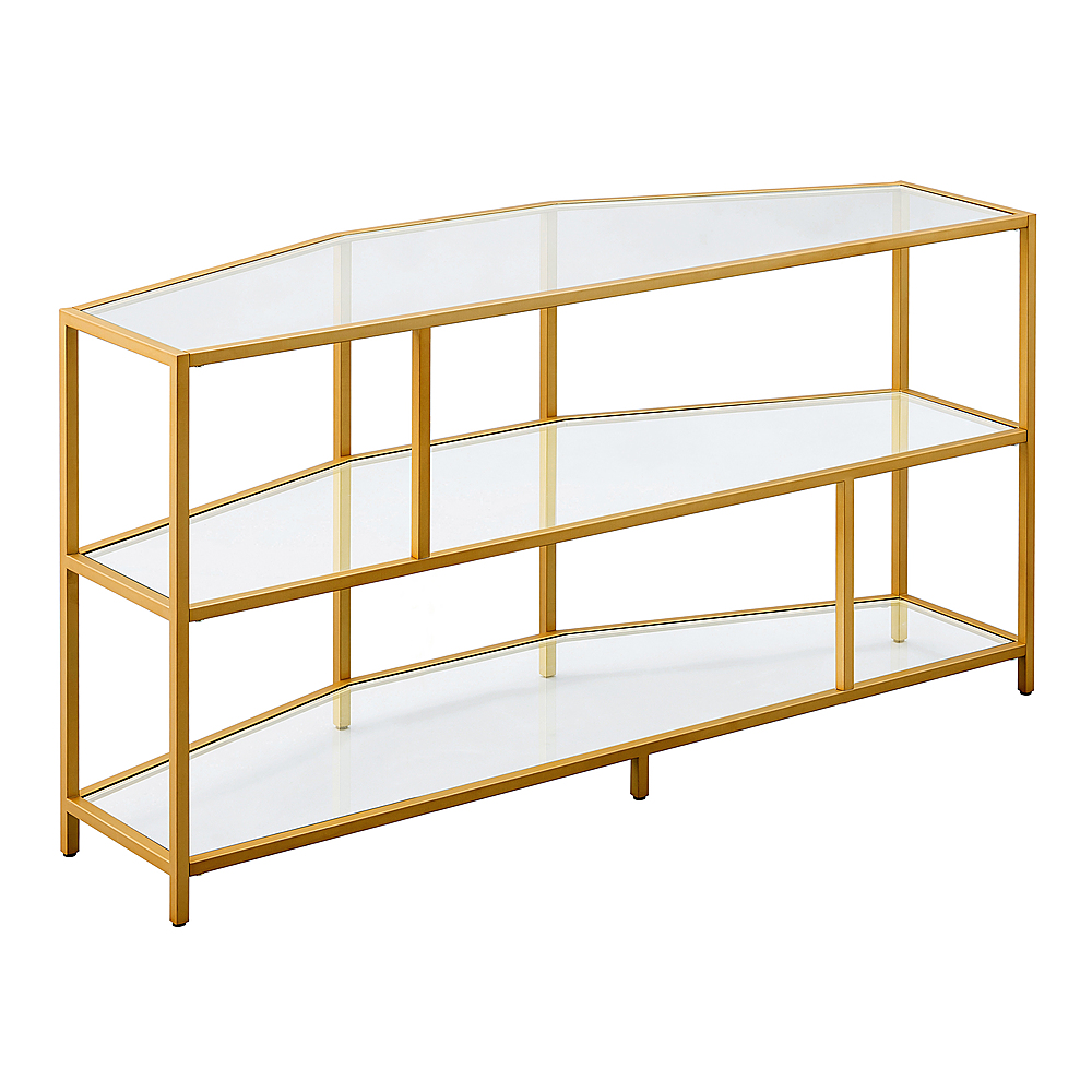 Angle View: Camden&Wells - Clark TV Stand for TVs Up to 55" - Brass