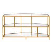 Camden&Wells - Clark TV Stand for TVs Up to 55" - Brass - Front_Zoom