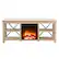 Front. Camden&Wells - Sawyer Log Fireplace TV Stand for TVs Up to 65" - White Oak.